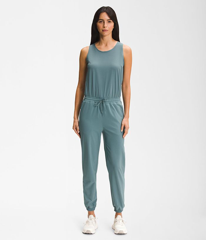 Pantalones The North Face Mujer Never Stop Wearing Jumpsuit - Colombia SUHWMY465 - Azules